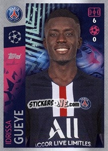 Sticker Idrissa Gueye - UEFA Champions League 2019-2020 - Topps