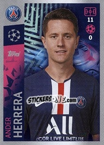 Figurina Ander Herrera - UEFA Champions League 2019-2020 - Topps