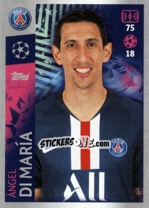 Sticker Ángel Di María - UEFA Champions League 2019-2020 - Topps