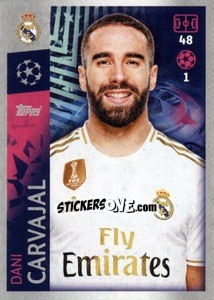 Sticker Dani Carvajal - UEFA Champions League 2019-2020 - Topps