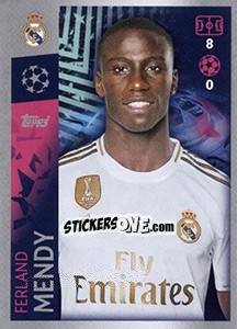 Sticker Ferland Mendy - UEFA Champions League 2019-2020 n. 393 - Topps