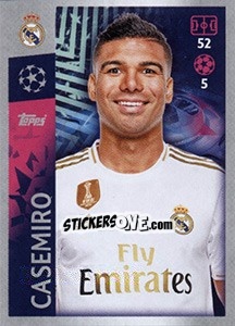 Sticker Casemiro - UEFA Champions League 2019-2020 n. 394 - Topps