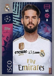 Sticker Isco - UEFA Champions League 2019-2020 - Topps