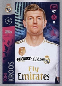 Sticker Toni Kroos - UEFA Champions League 2019-2020 n. 397 - Topps