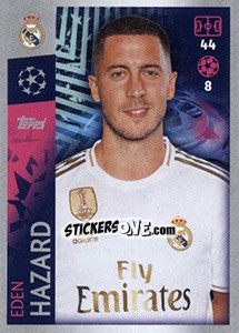 Sticker Eden Hazard - UEFA Champions League 2019-2020 - Topps