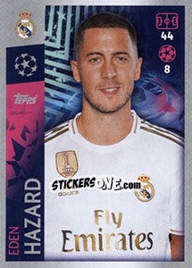 Sticker Eden Hazard - UEFA Champions League 2019-2020 n. 399 - Topps