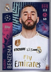 Sticker Karim Benzema - UEFA Champions League 2019-2020 - Topps
