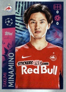 Sticker Takumi Minamino - UEFA Champions League 2019-2020 - Topps