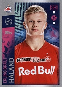 Sticker Erling Braut Haaland - UEFA Champions League 2019-2020 n. 419 - Topps
