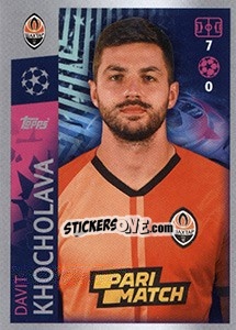 Sticker Davit Khocholava - UEFA Champions League 2019-2020 - Topps