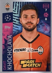Sticker Davit Khocholava - UEFA Champions League 2019-2020 n. 427 - Topps