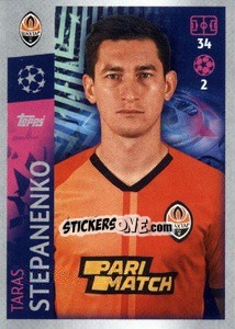 Sticker Taras Stepanenko - UEFA Champions League 2019-2020 n. 432 - Topps