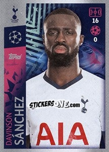 Sticker Davinson Sanchez - UEFA Champions League 2019-2020 n. 447 - Topps