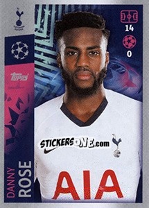 Sticker Danny Rose - UEFA Champions League 2019-2020 n. 448 - Topps