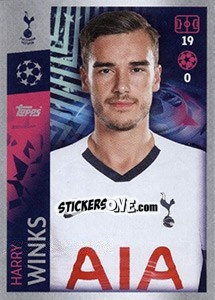 Sticker Harry Winks - UEFA Champions League 2019-2020 - Topps