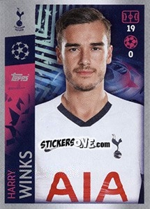 Sticker Harry Winks - UEFA Champions League 2019-2020 n. 450 - Topps