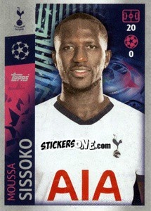 Sticker Moussa Sissoko - UEFA Champions League 2019-2020 n. 451 - Topps