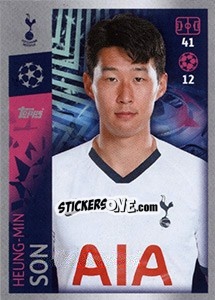 Sticker Heung-Min Son - UEFA Champions League 2019-2020 n. 458 - Topps