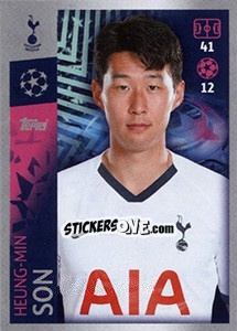 Cromo Heung-Min Son - UEFA Champions League 2019-2020 - Topps