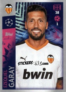 Sticker Ezequiel Garay - UEFA Champions League 2019-2020 - Topps