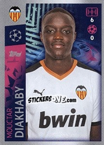 Sticker Mouctar Diakhaby - UEFA Champions League 2019-2020 - Topps