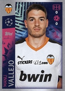 Sticker Manu Vallejo - UEFA Champions League 2019-2020 - Topps