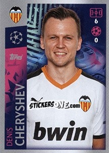 Sticker Denis Cheryshev - UEFA Champions League 2019-2020 n. 472 - Topps