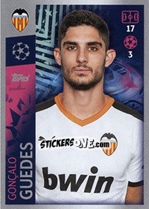 Sticker Gonçalo Guedes - UEFA Champions League 2019-2020 n. 476 - Topps