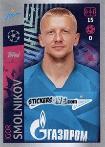 Sticker Igor Smolnikov - UEFA Champions League 2019-2020 n. 484 - Topps
