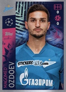 Sticker Magomed Ozdoev - UEFA Champions League 2019-2020 n. 488 - Topps