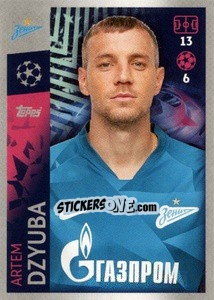 Sticker Artem Dzyuba - UEFA Champions League 2019-2020 - Topps