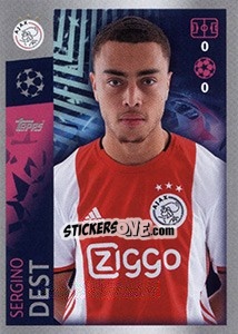 Sticker Sergiño Dest - UEFA Champions League 2019-2020 - Topps