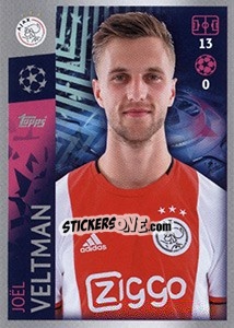 Sticker Joël Veltman - UEFA Champions League 2019-2020 - Topps