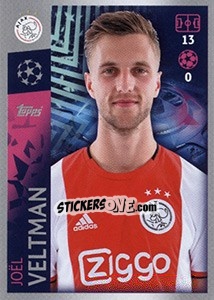 Sticker Joël Veltman - UEFA Champions League 2019-2020 n. 503 - Topps