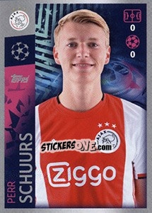 Sticker Perr Schuurs - UEFA Champions League 2019-2020 n. 504 - Topps