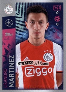 Sticker Lisandro Martínez - UEFA Champions League 2019-2020 - Topps