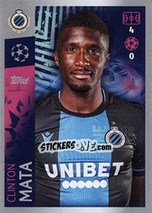 Sticker Clinton Mata - UEFA Champions League 2019-2020 - Topps