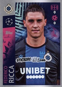 Sticker Federico Ricca - UEFA Champions League 2019-2020 n. 517 - Topps