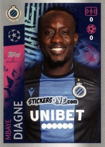 Figurina Mbaye Diagne - UEFA Champions League 2019-2020 n. 525 - Topps