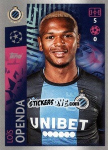 Sticker Lois Openda - UEFA Champions League 2019-2020 n. 528 - Topps