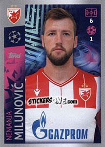Sticker Nemanja Milunovic - UEFA Champions League 2019-2020 n. 533 - Topps