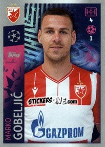 Sticker Marko Gobeljic - UEFA Champions League 2019-2020 n. 536 - Topps