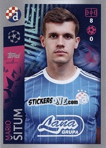 Sticker Mario Šitum - UEFA Champions League 2019-2020 - Topps