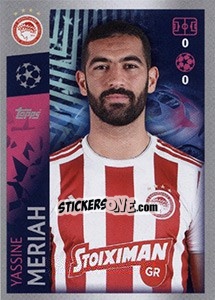 Sticker Yassine Meriah - UEFA Champions League 2019-2020 n. 566 - Topps