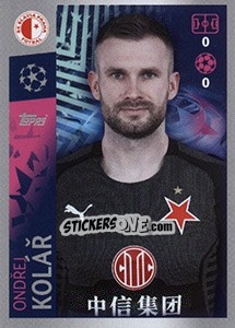 Figurina Ondřej Kolář - UEFA Champions League 2019-2020 n. 579 - Topps