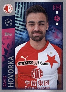 Sticker David Hovorka - UEFA Champions League 2019-2020 n. 582 - Topps