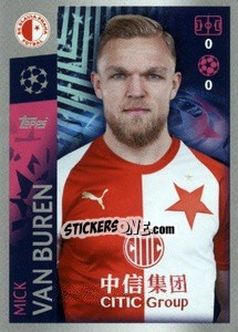 Sticker Mick van Buren - UEFA Champions League 2019-2020 - Topps