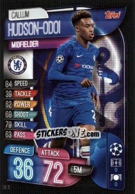 Sticker Callum Hudson-Odoi - UEFA Champions League 2019-2020. Match Attax. Germany n. CHE10 - Topps