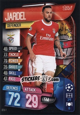 Cromo Jardel - UEFA Champions League 2019-2020. Match Attax. Germany n. BEN4 - Topps