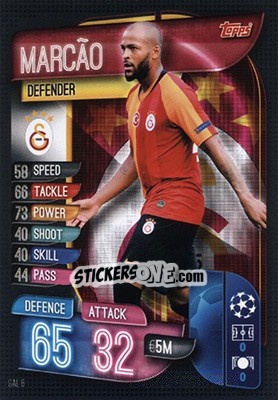 Sticker Marcao - UEFA Champions League 2019-2020. Match Attax. Germany n. GAL6 - Topps